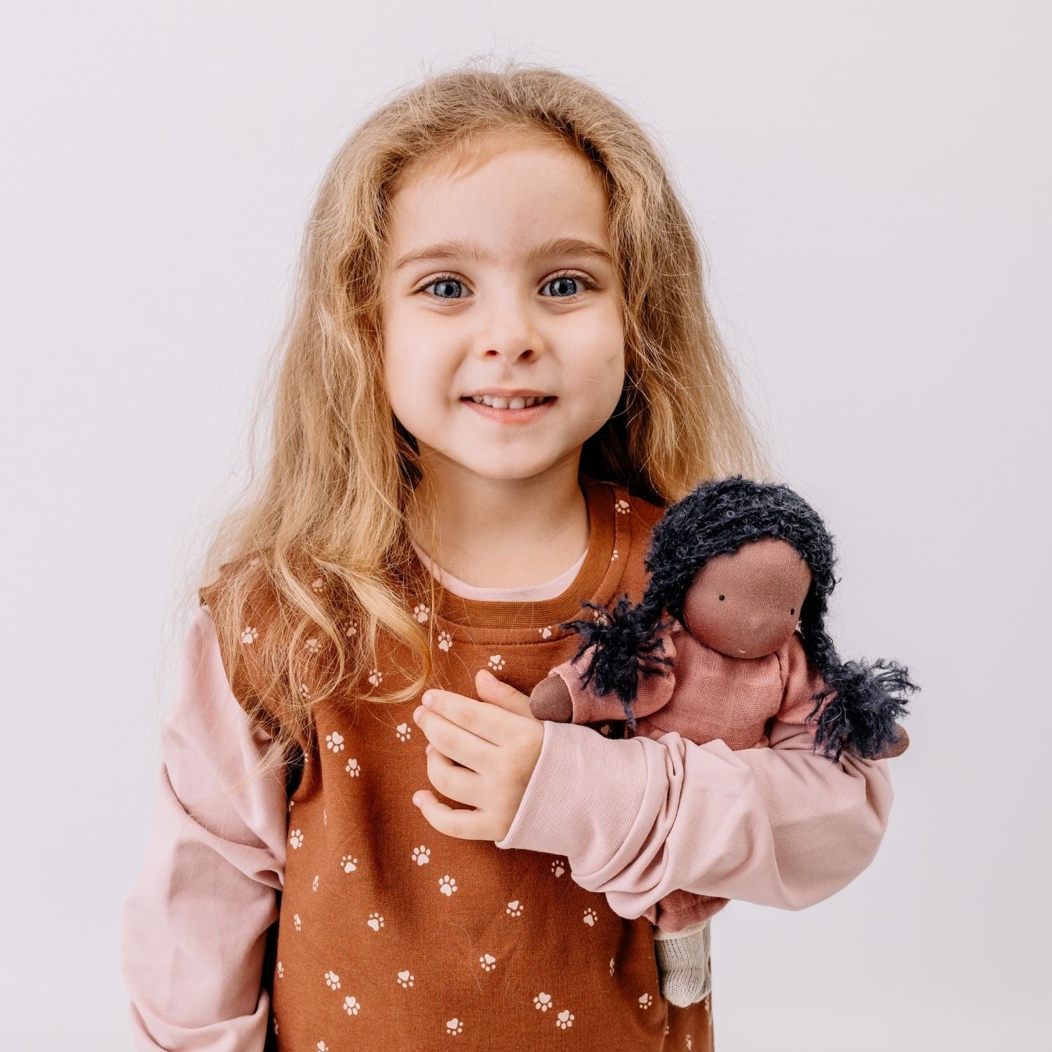 Sarah Waldorf-Art Puppe aus Bio-Baumwolle für Kinder