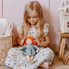 Marta Waldorf-Art Puppe aus Bio-Baumwolle für Kinder
